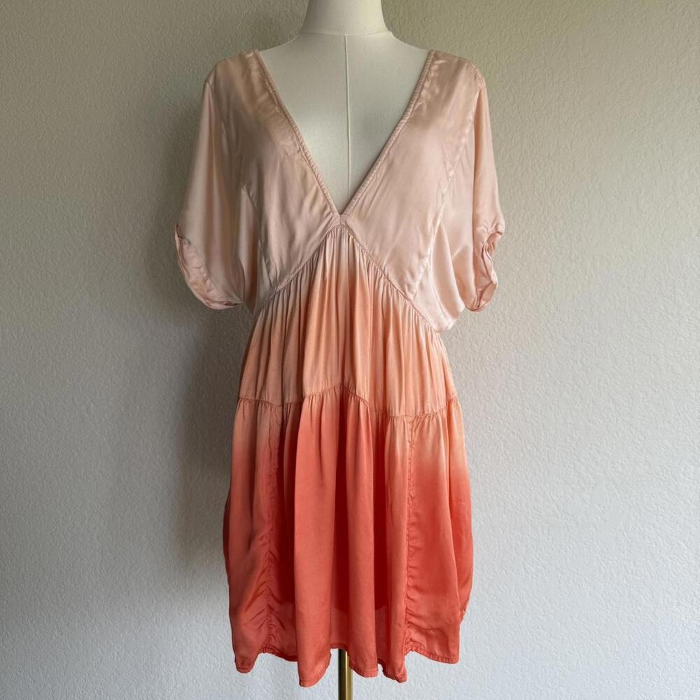 Free People Ombre Silk Dress Size XS